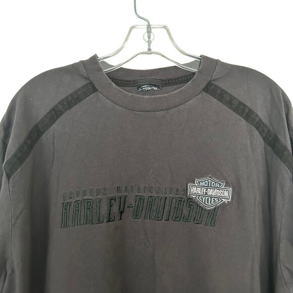 Harley Davidson Spitzies Albany NY Black T Shirt Sz XL - Picture 2 of 6